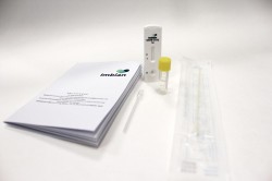 Тест-система иммунохроматографическая для качественного выявления антигена коронавируса SARS-CoV-2 в мазках из носоглотки или ротоглотки человека, №1 ИМБИАН-SARS-CoV-2 Ag ИХА (комплект №1) серия 20111 серия 20112 набор реагентов для экспресс-теста РЗН 2021/14455 (тест-кассета 1 шт + буфер 1 шт + пипетка 1 шт + тампон-зонд 1 шт + инструкция) фольгированная упаковка