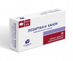 Лозартан-Н Канон, таблетки покрытые пленочной оболочкой 12.5 мг + 50 мг 30 шт