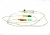 Система инфузионная для вливания жидких препаратов и растворов, р. 0.8ммх40мм 21G №25 с пластиковой иглой
