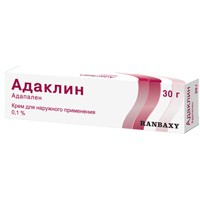 Адаклин, крем д/наружн. прим. 0.1% 30 г №1