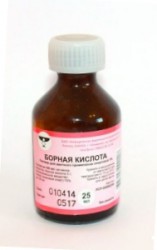 Борная кислота, раствор для местного применения [спиртовой] 3% 25 мл 1 шт флаконы