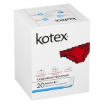 Прокладки женские ежедневные, Kotex (Котекс) 20 шт нормал