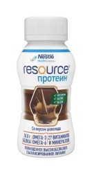Специализированный продукт диетического профилактического питания, 200 мл №1 Ресурс Протеин смесь с высоким содержанием белка шоколад
